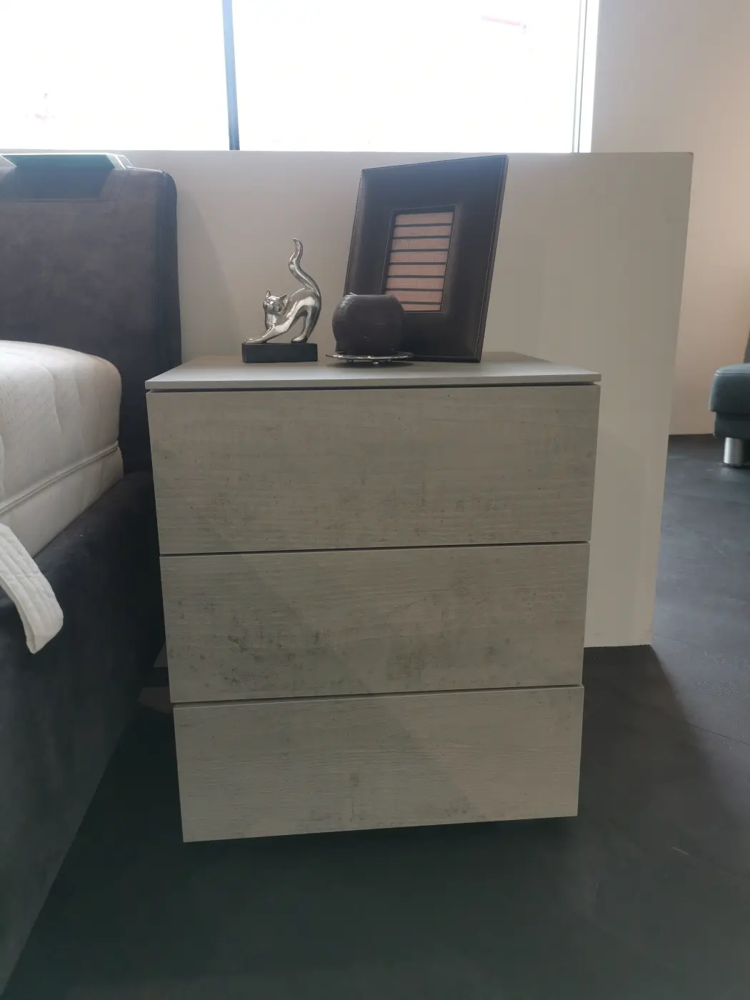 Nachttisch-Set 21133.. Beton MDF Nb. ca. 50x58x40cm