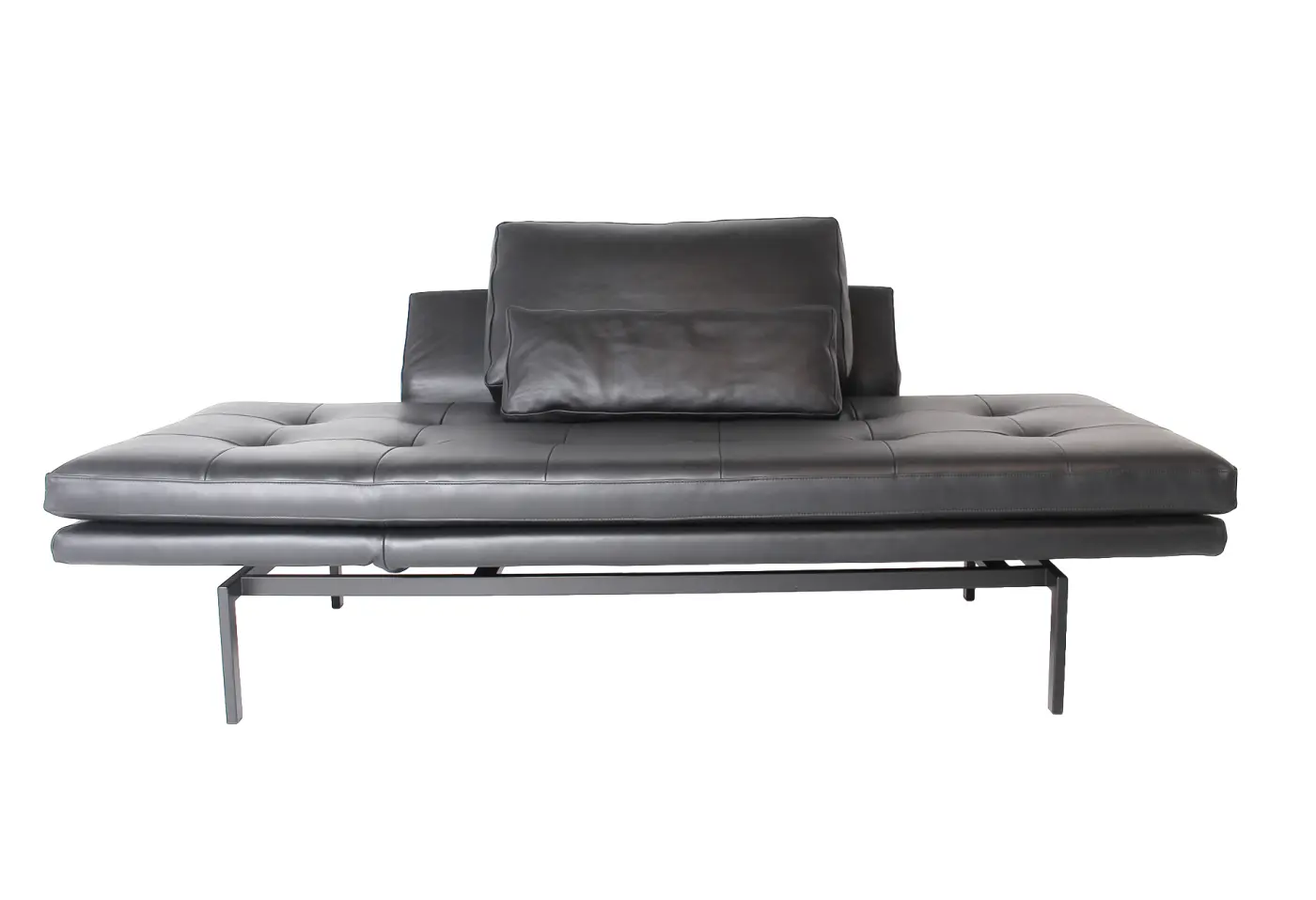 Liege 80 18290 schwarz Leder ca. 80x198x80x90x198cm