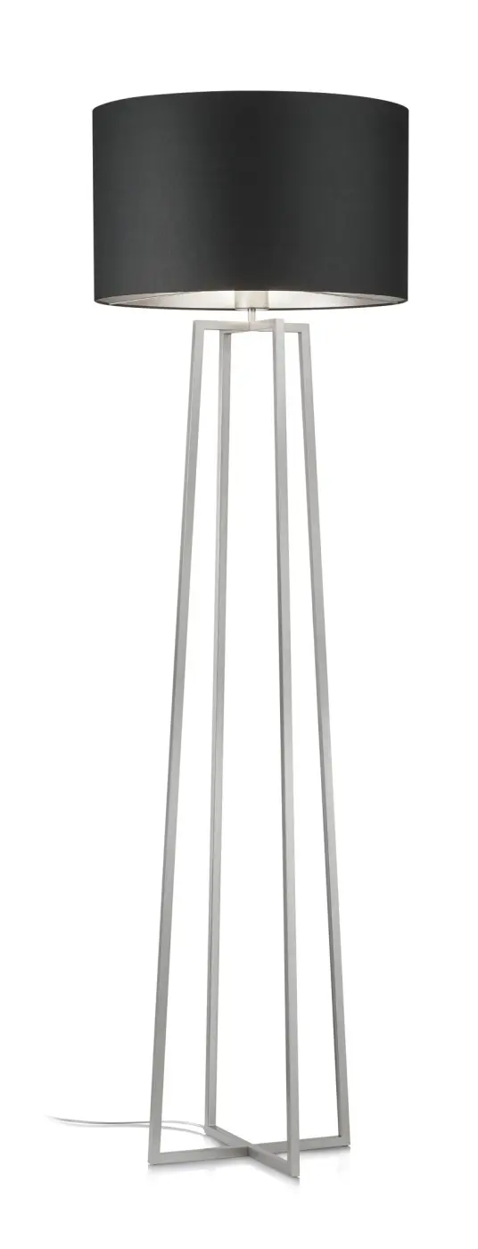 Stehleuchte 12664.. Nickel matt ca. 50x50x30cm