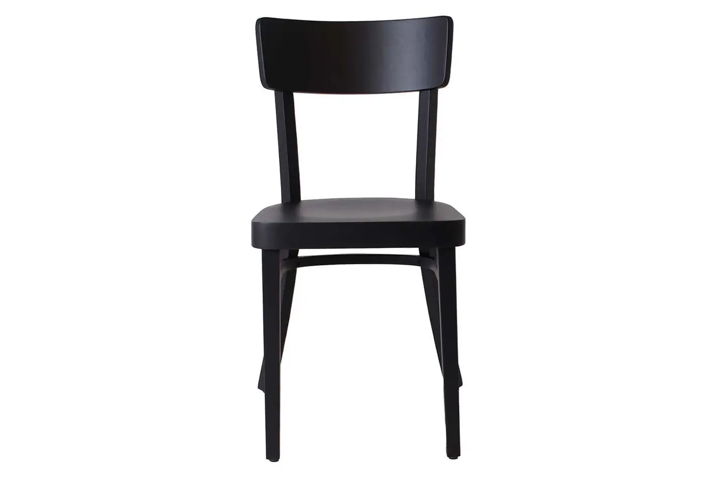 Stuhl 17805 Buche, schwarz lackiert ca. 40x84x40cm