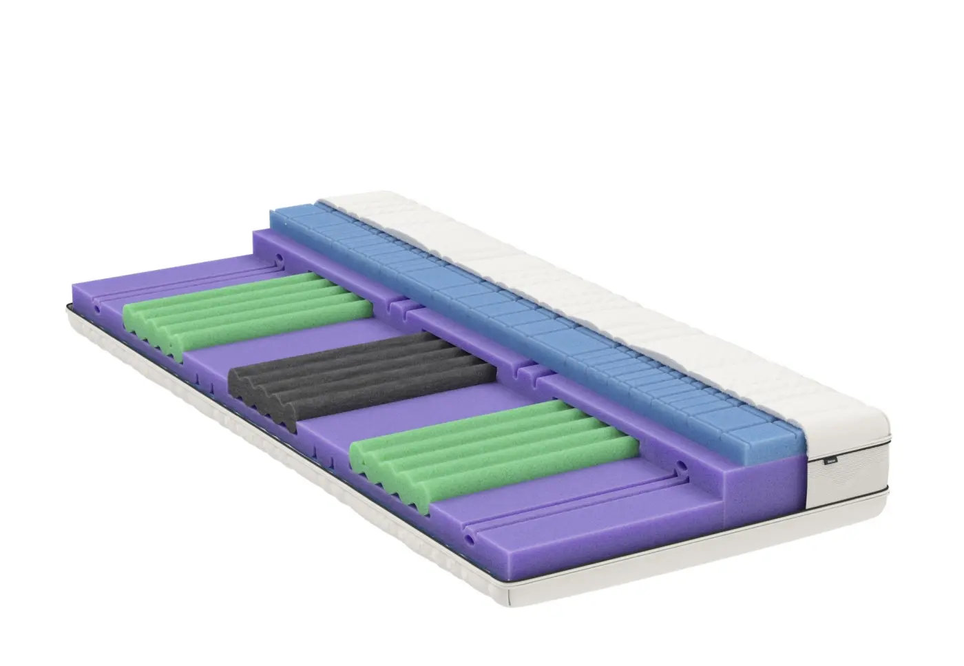Matratze VitaClass von Bico Doppeljersey VitaZone ca. 90x200cm