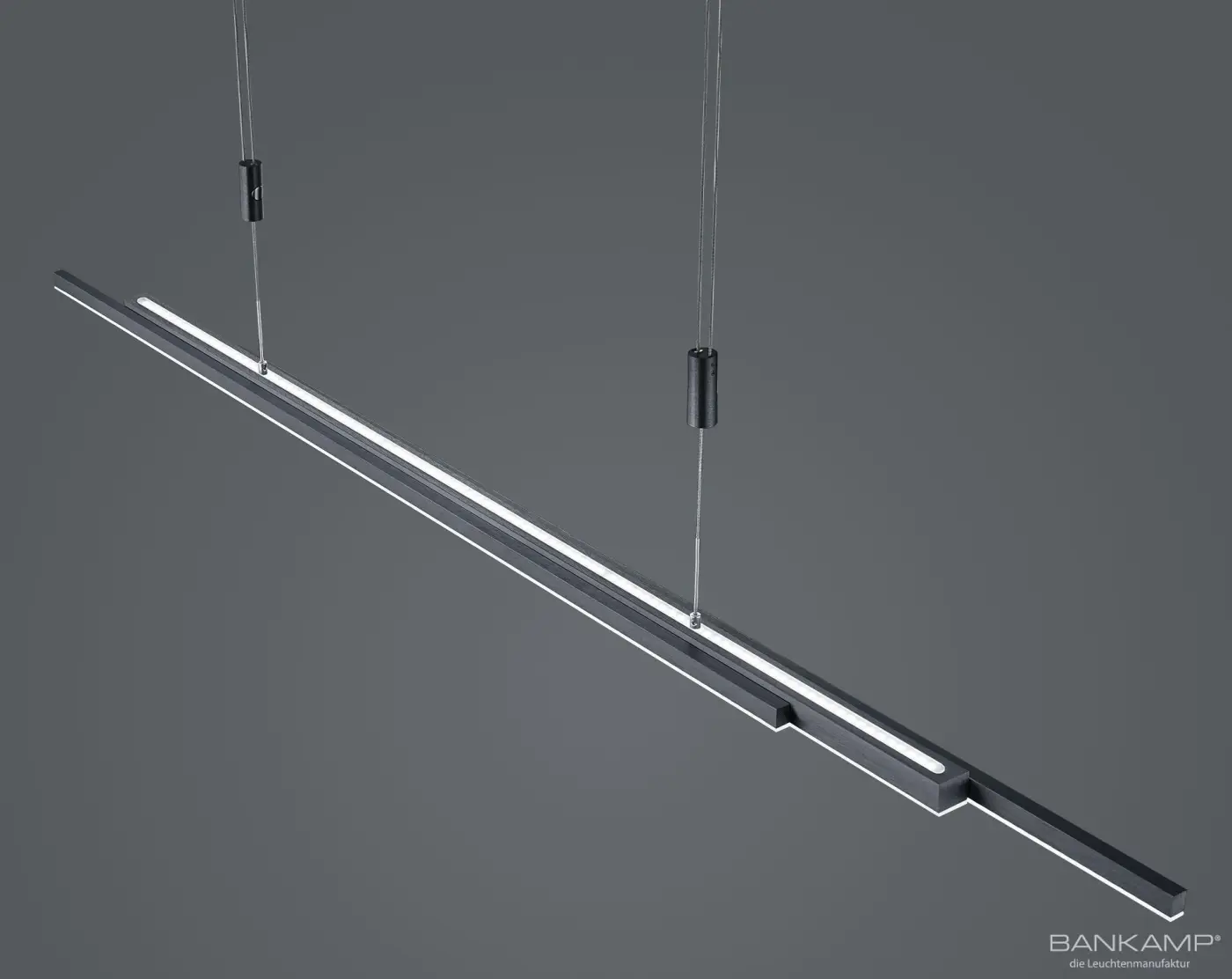 LED-Pendelleuchte 12788.. Anthrazit matt eloxiert