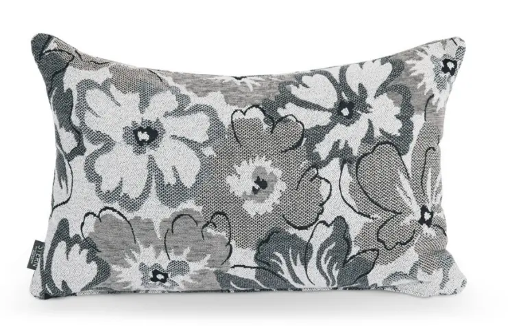 Dekokissen 15332.28 Flora grau 51% Polyacryl, 49% Polyester ca. 55x35x10cm