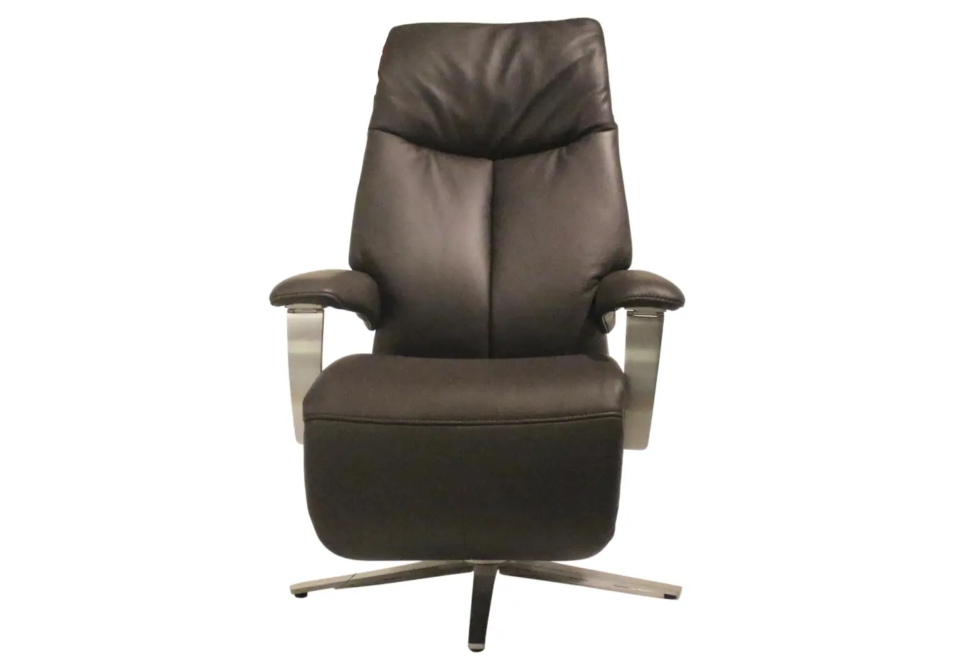 Easy-Swing-Sessel 4551 von Interliving Leder Mariposa onyx ca. 70x113x86cm