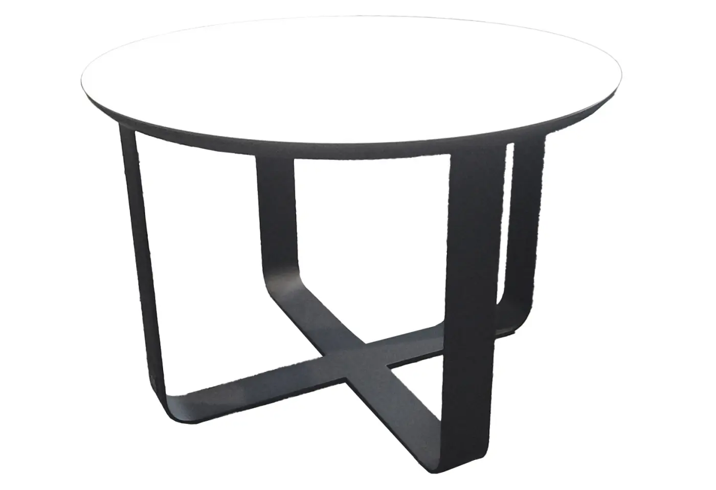 Couchtisch 6203 Signalweiss von Interliving Glasplatte ca. 60x42cm