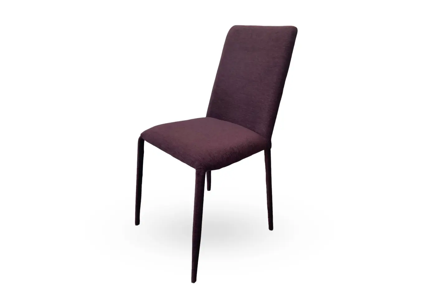 Stuhl Assisi Aubergine von Willisau Stoff ca. 47x90x53cm