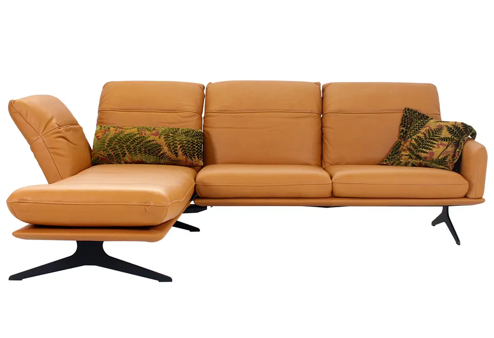 Polstergarnitur Calmo Sole von Koinor Leder B-Bonito ca. 251x98x120cm