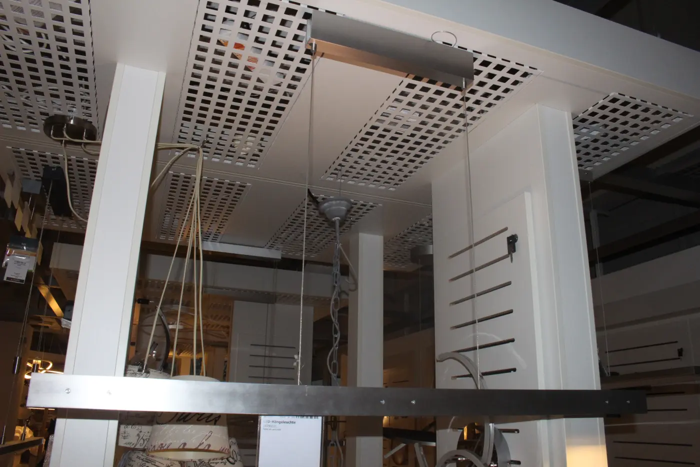 LED-Hängeleuchte 14790221.. Aluminium gebürstet Metall