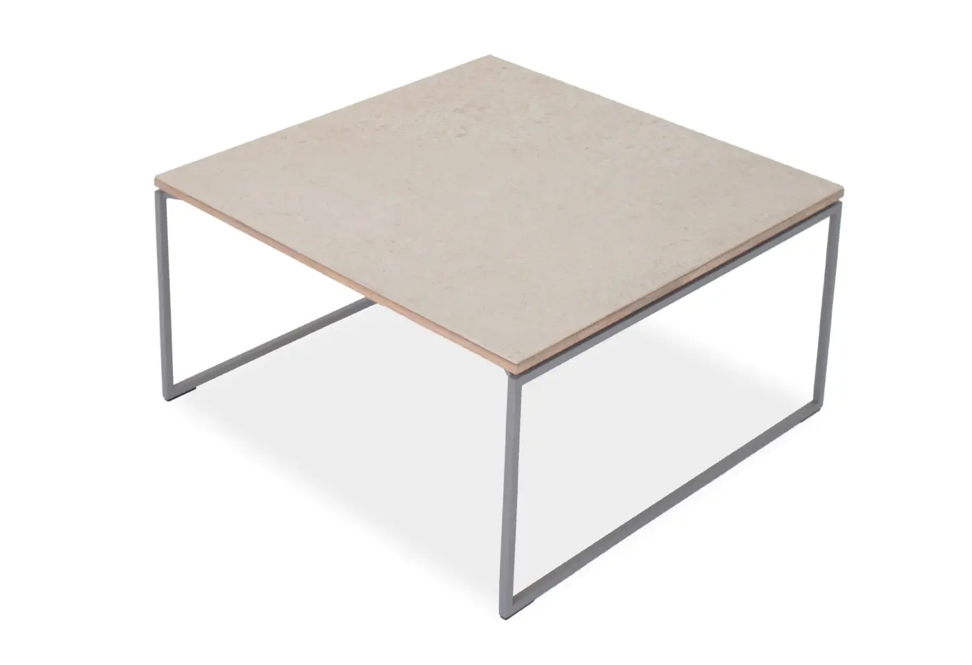 Couchtisch Filigno Eiche Weissöl / Deckplatte Keramik Masai Blanco plus APKPFI6 von Team 7 Holz / Keramik ca. 65x65x34,5x65cm