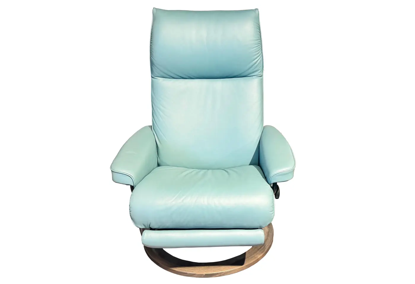 Ruhesessel Aura Paloma Aqua Green von Stressless Leder