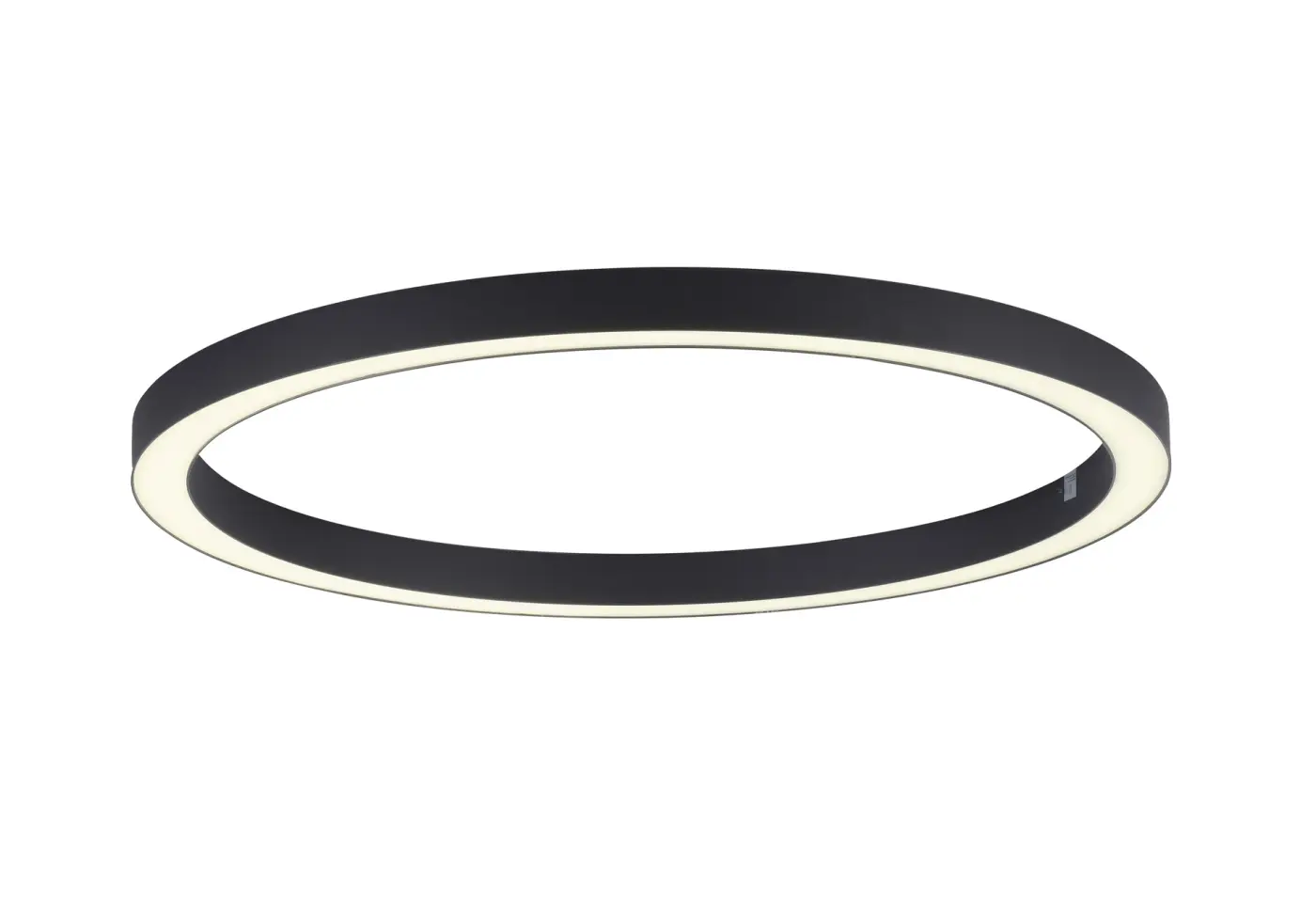 LED-Deckenleuchte Pure Lines Round graphite von Neuhaus Pure ca. 70x70x3,9x70cm