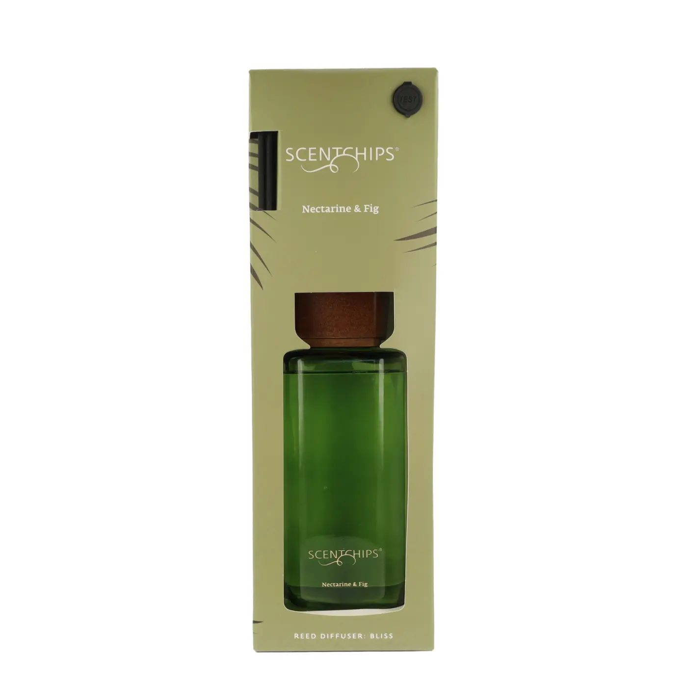 Diffuser 500ml Nectarine&Fig Grün Glas