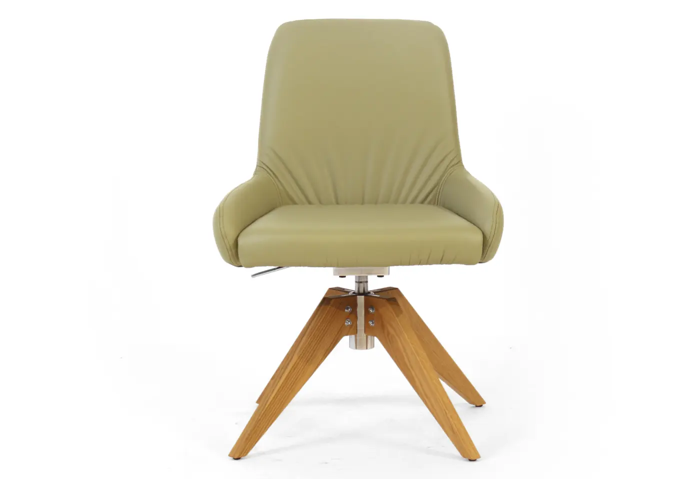 Drehsessel Pendola Mocca von Willisau Leder ca. 58x86x61cm 