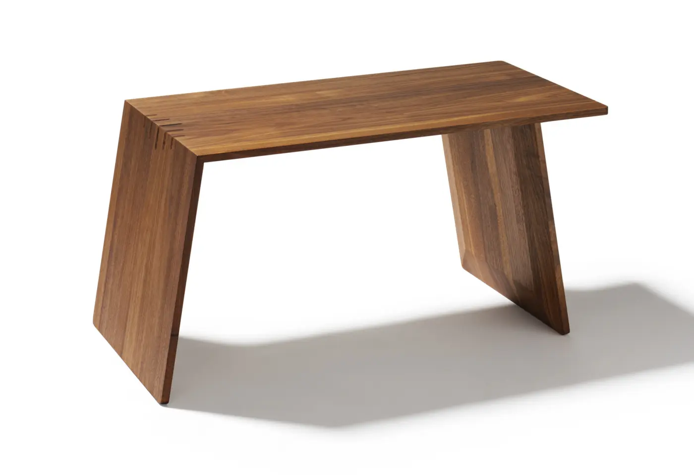 Beistelltisch Sidekick Nussbaum Naturöl von Team 7 Nussbaum ca. 37,6x76,6x38cm