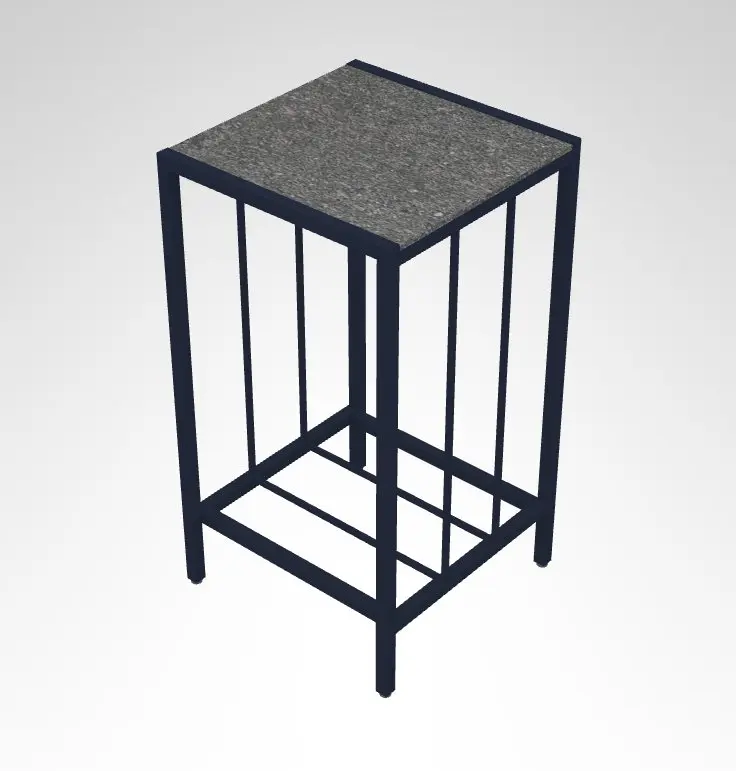 Regal Z160 Basalt von Zumsteg Keramik ca. 50x92x50cm