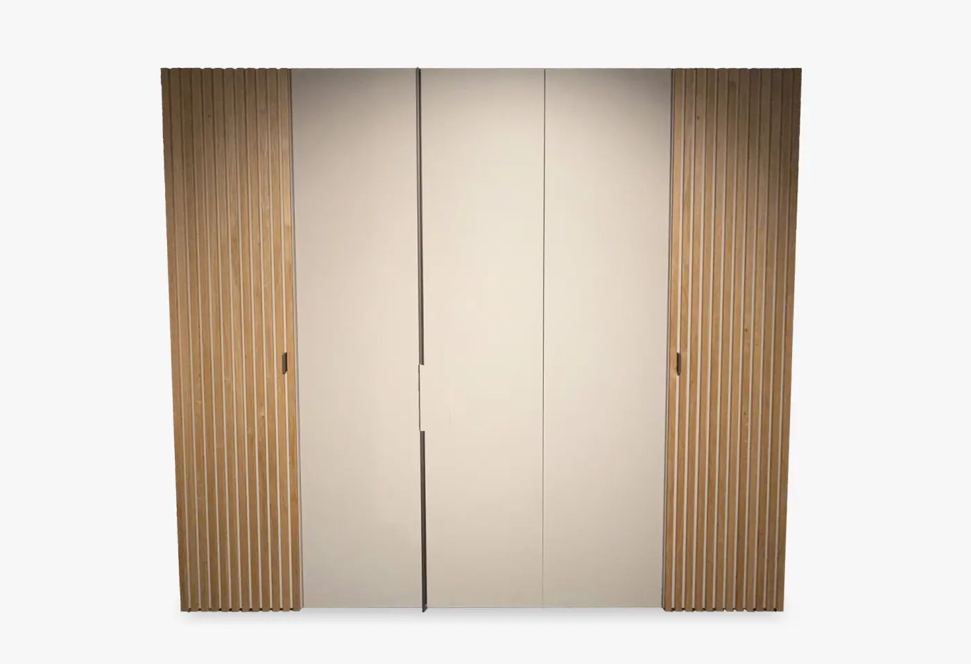 Schrank Plons Lamellentüren Wildeiche ca. 249,2x222,3x62cm