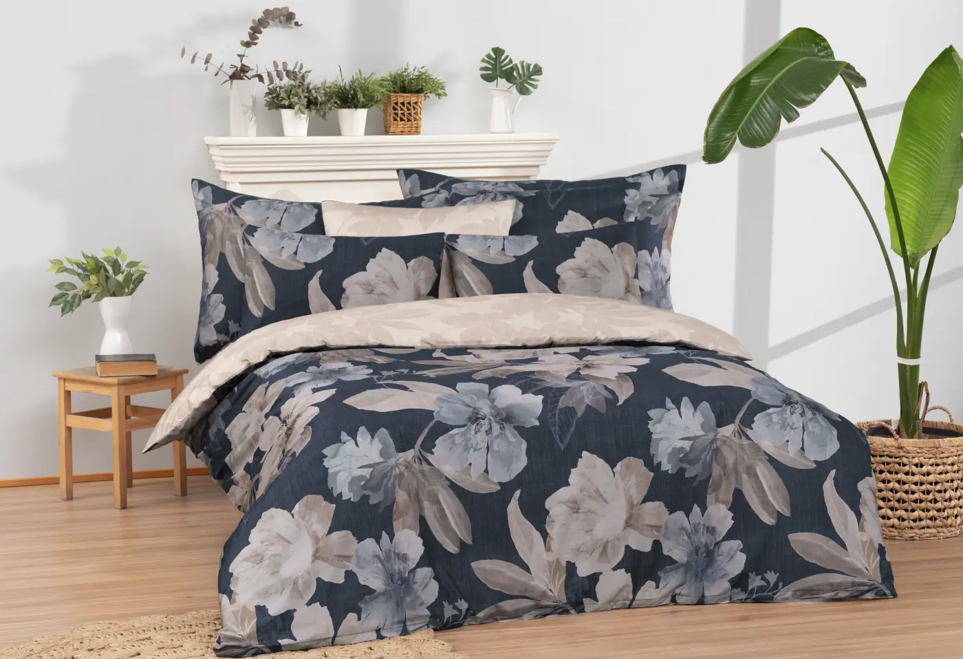 Kissenanzug 50x70 Reine, Navy