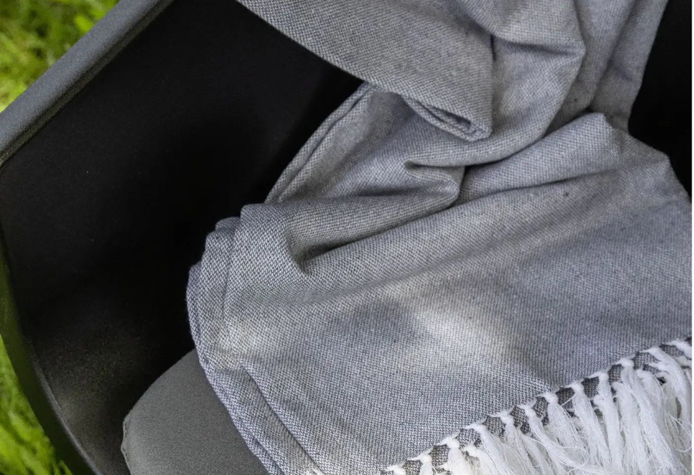 Plaid Lamis Slate von Schöner Wohnen ca. 200x130cm