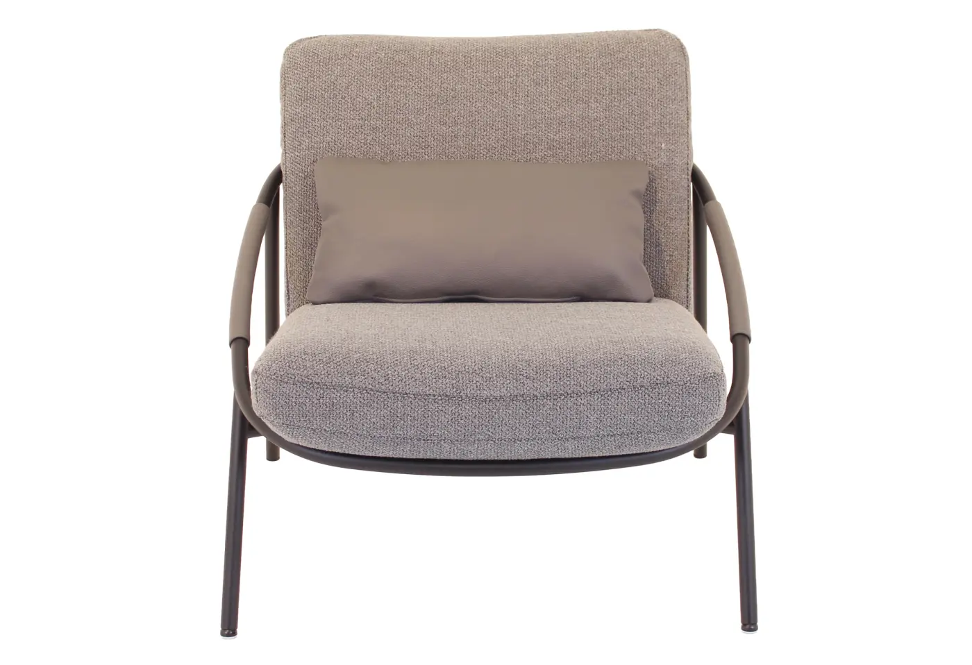 Club-Sessel 588 Luke Verkehrgrau von Rolf Benz Leder ca. 78x77x87cm
