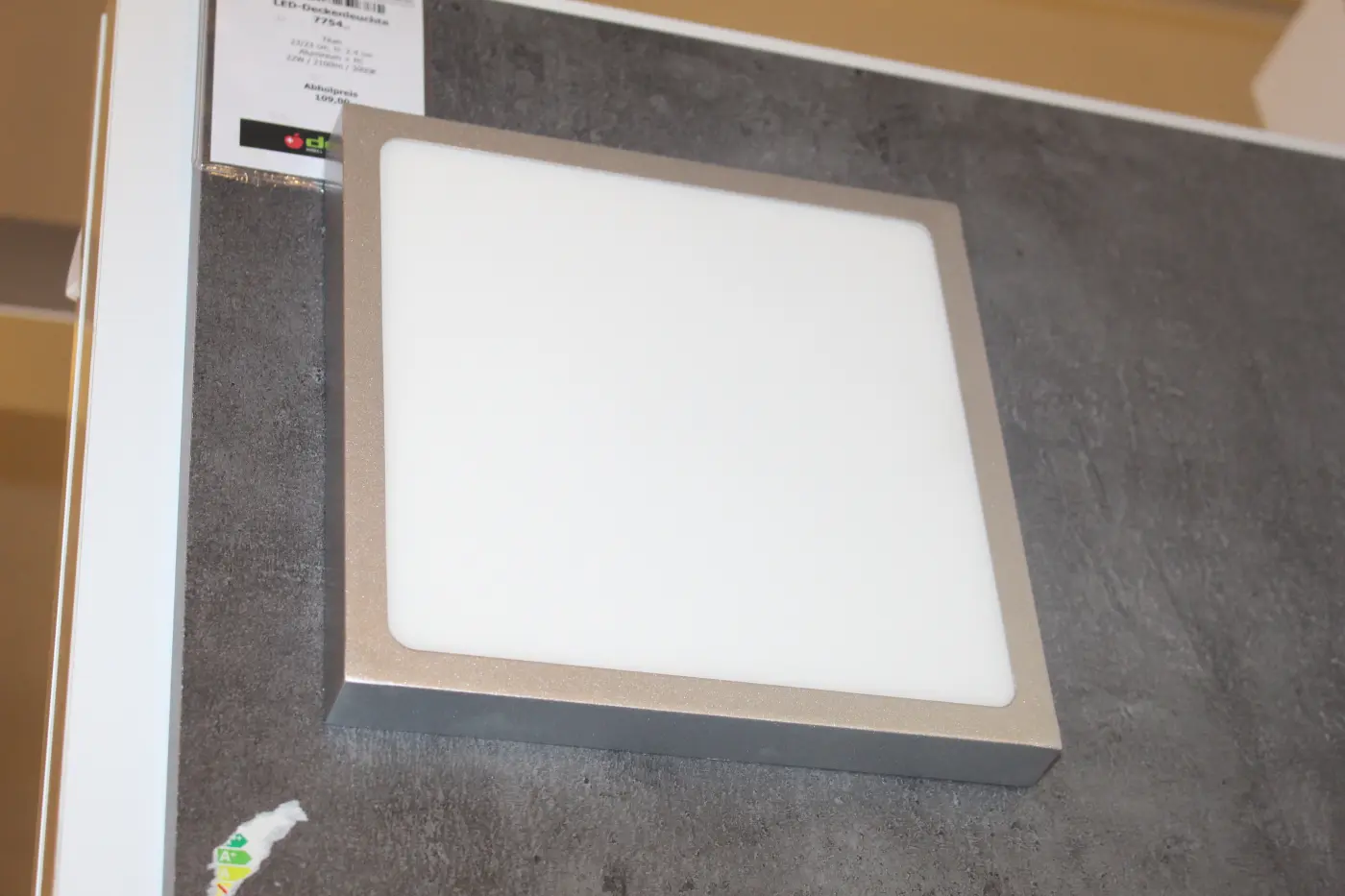 LED-Deckenleuchte 7754.. Titan Aluminium