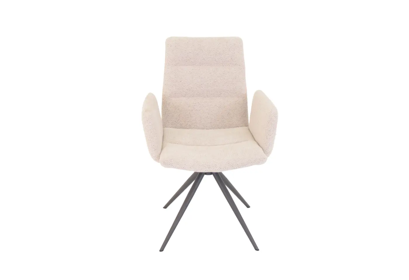 Stuhl 23779 Ecru Stoff ca. 61x91x63cm