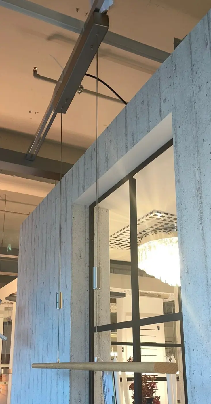 LED-Pendelleuchte 11666.. Eiche natur ca. 118x5x2cm