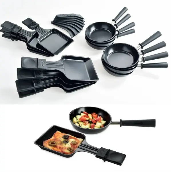 Tischgrill 5 in 1 Für 8 Personen Chrom, Schwarz Antihaftbeschichtung ca. 53x27x16cm
