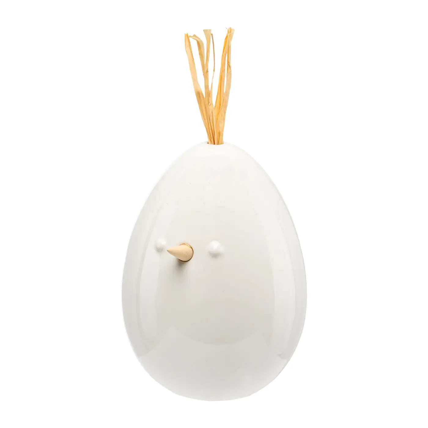 Eier Huhn 7x6x11 7,2x6,1x11cm, weiss Weiss Porzellan ca. 7x6x11cm