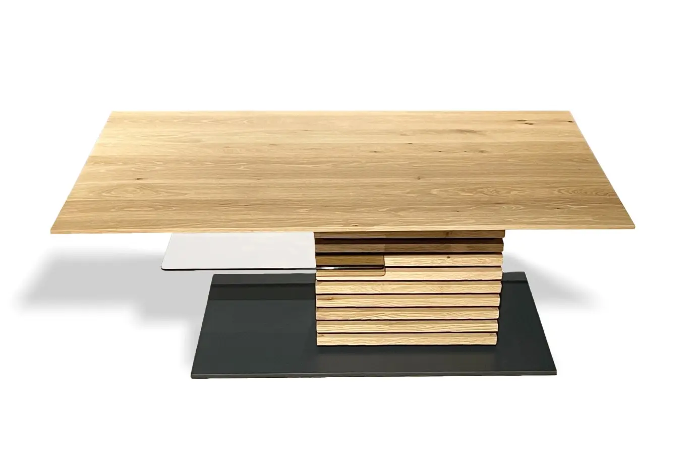 Couchtisch Yonna Parsolbronze, Anthrazit von Schöner Wohnen Kerneiche Natur ca. 120x70cm