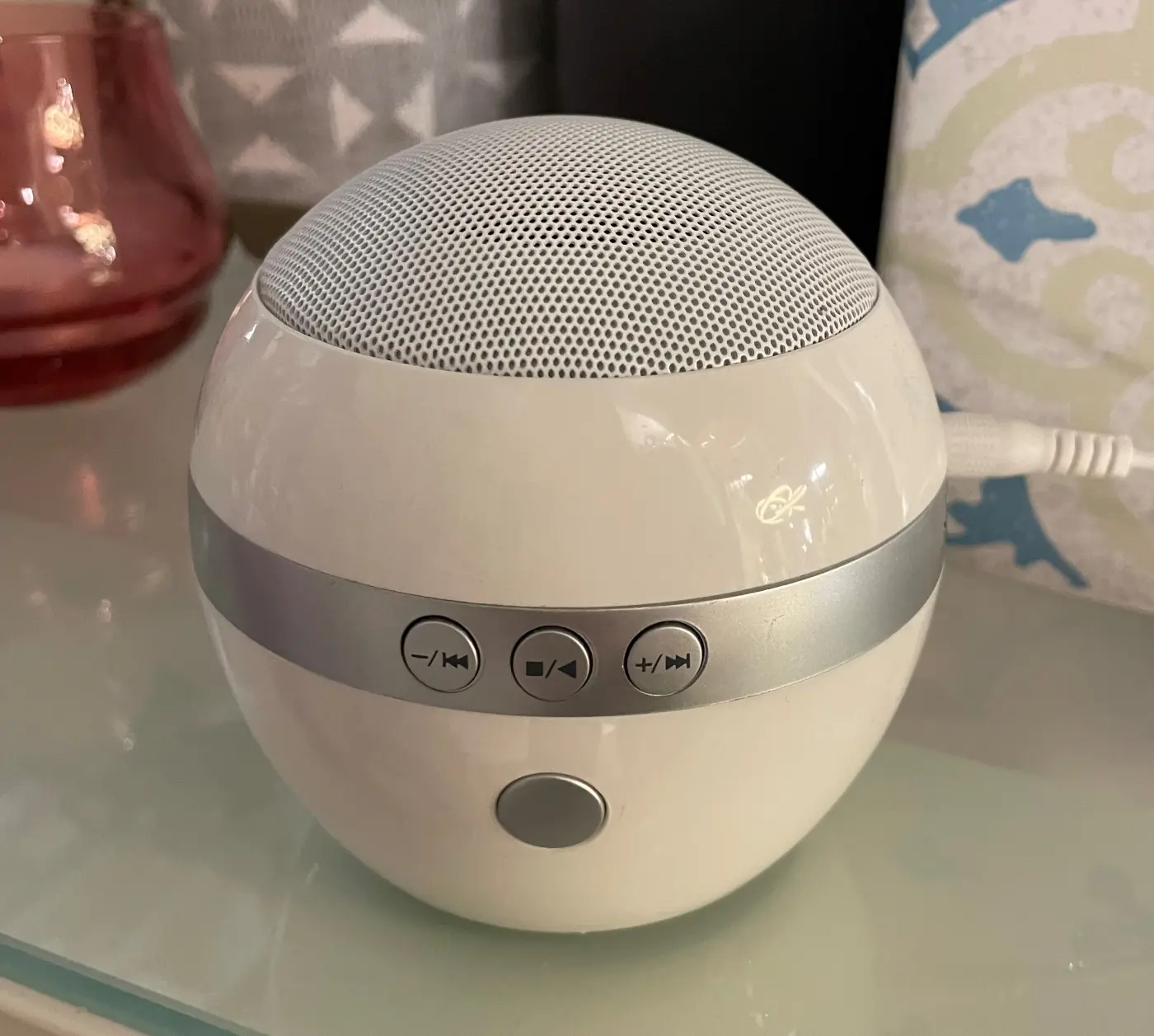 LED-Tischleuchte 8629.. Weiss Kunststoff ca. 10,2x10cm 