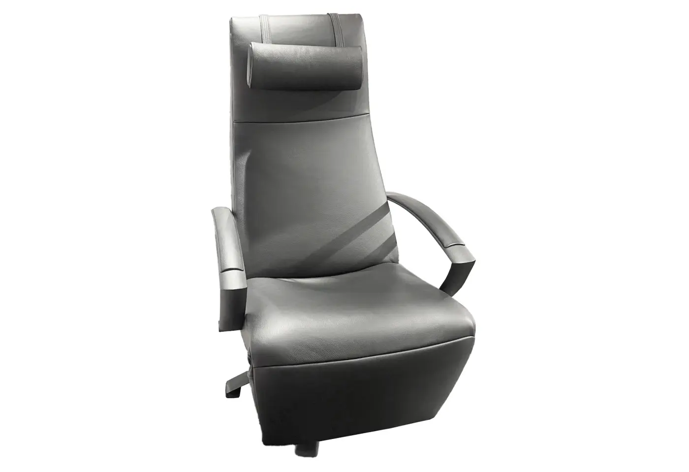 Relaxsessel Brainbuilder Celia nero von Jori Leder ca. 68x113x82cm