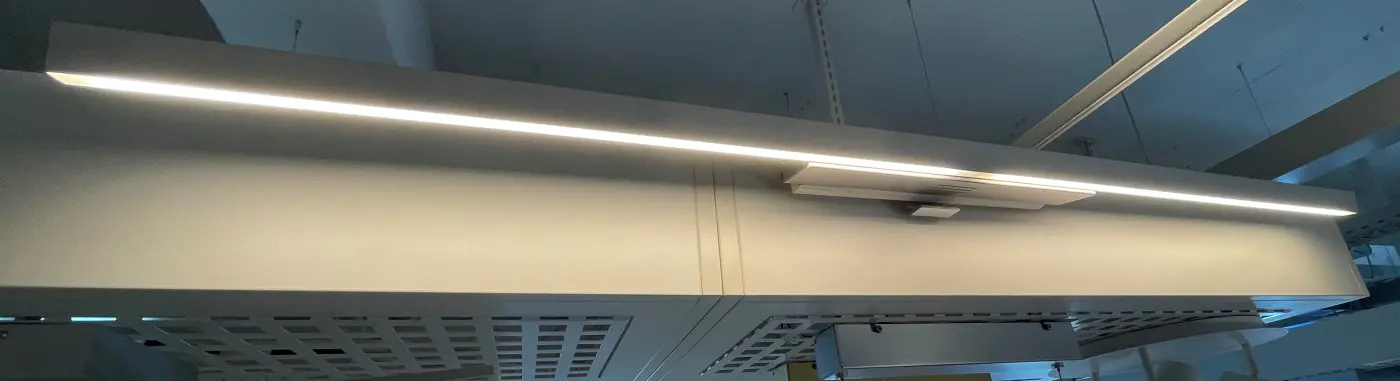 LED Wandleuchte 14055.. Aluminium ca. 130cm