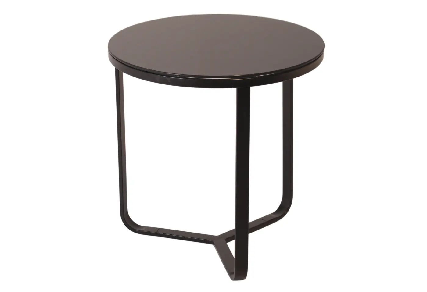 Couchtisch 18468 schwarz Sicherheitsglas ca. 50x51cm