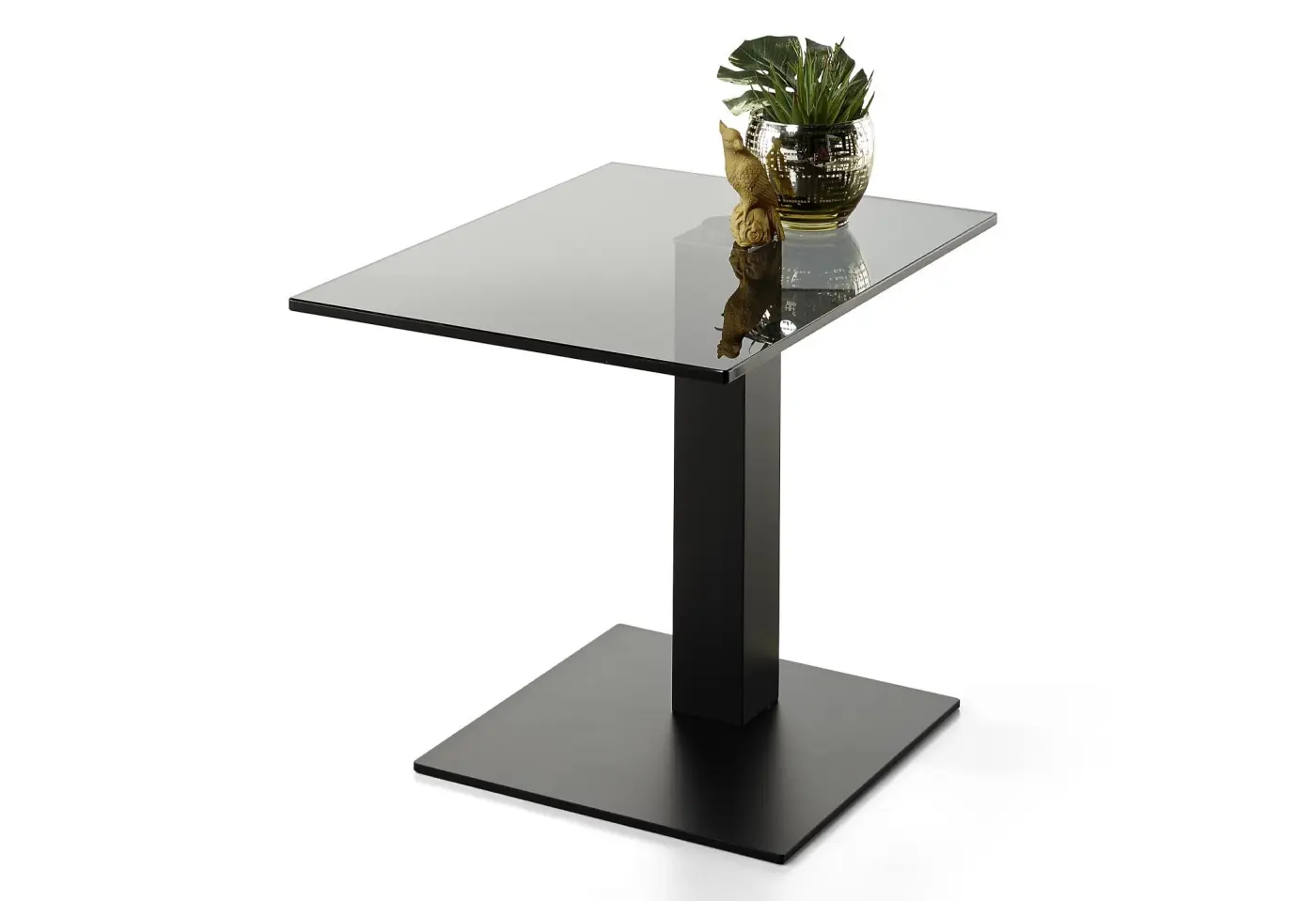 Couchtisch MR Multiplo von Musterring Rauchglas, 12mm ca. 60x45x50cm