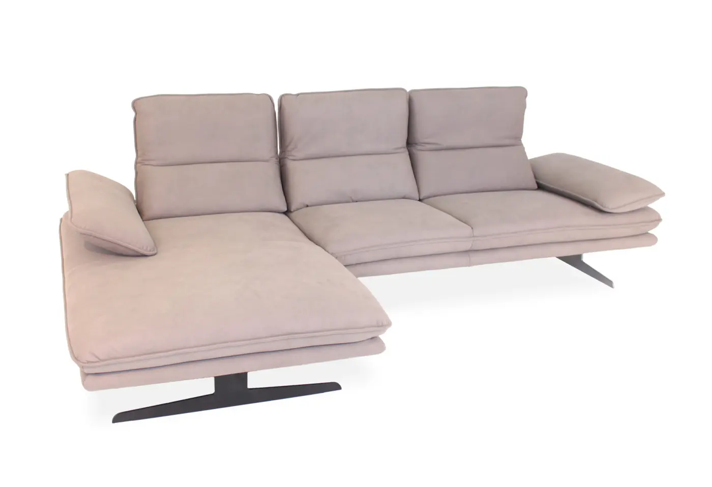 Polstergarnitur Brunegg Gray ca. 164x43x291cm