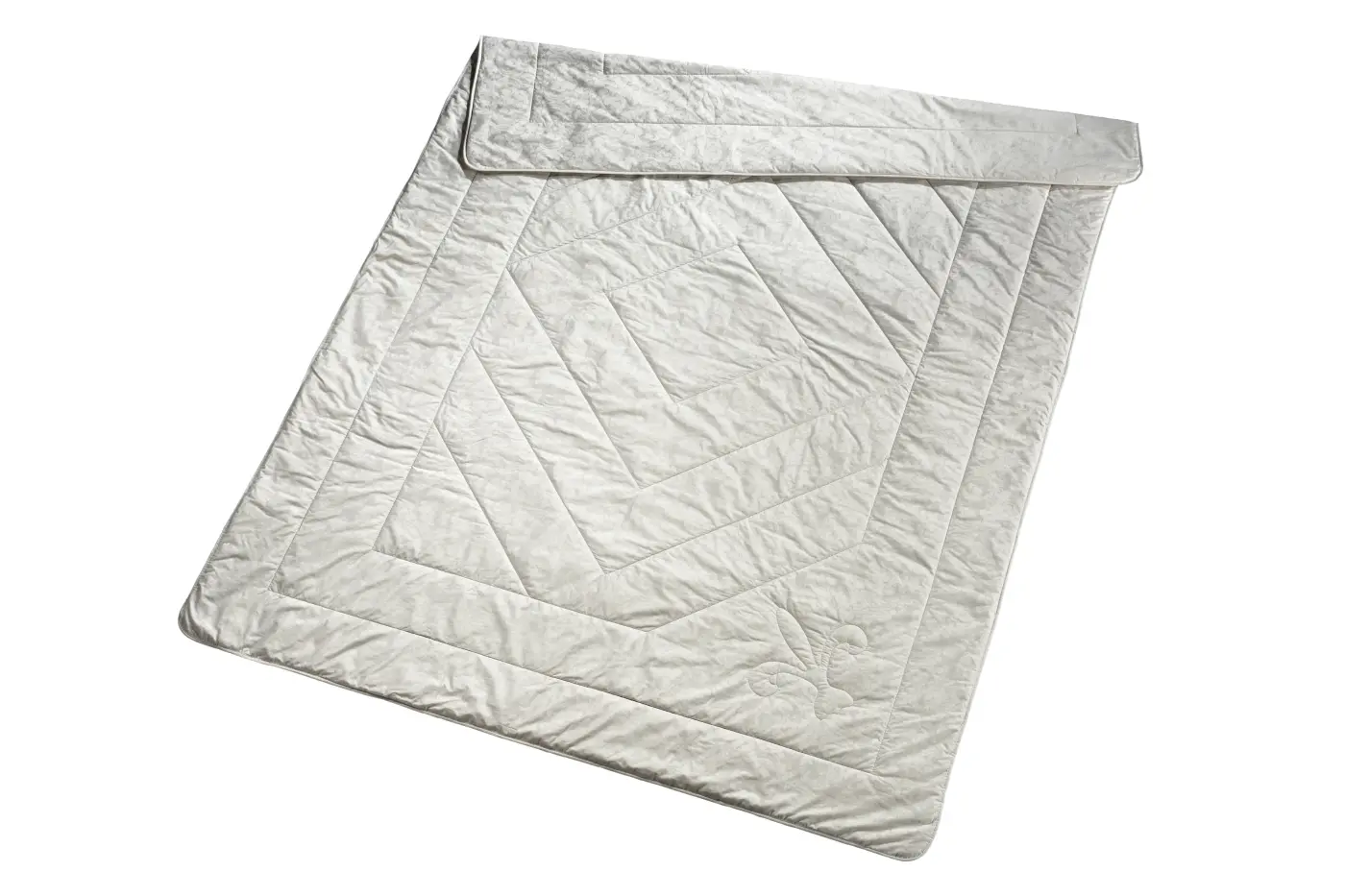 Natur-Duvet Grace light von Billerbeck 100% Baumwolle, Jaquarad-Satin 100% Seide, Tussah-Seide ca. 160x210cm