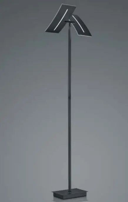 LED-Stehleuchte 20207.. Anthrazit eloxiert ca. 182cm