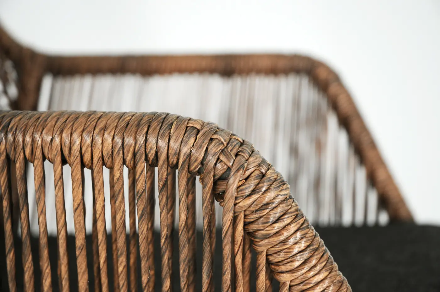 Armlehnsessel 17145.1 Twisted Abaco Philipino 18 Outdoorstoff Geflecht ca. 60x92x47cm