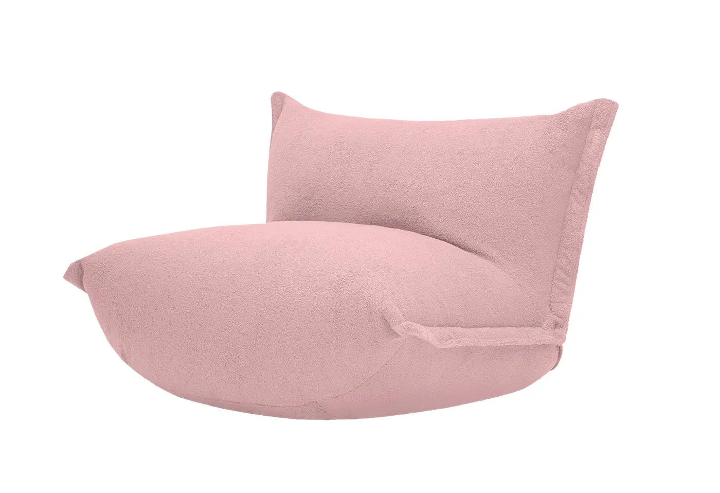 Sessel The Bonbaron Sherpa Pinky Promise von Fatboy Polyester, Sherpa ca. 120x120x75cm