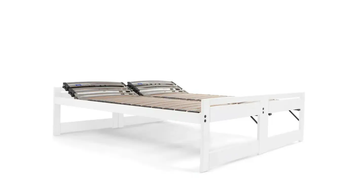 Doppelbett-Couch Duplo von Bico Buche naturweiss ca. 90x200cm