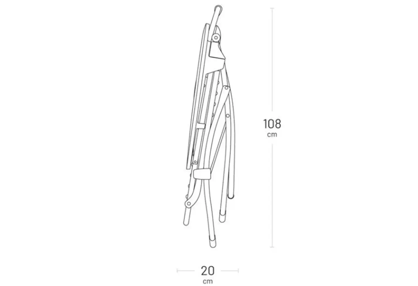 Liegestuhl Futura XL Braun Graphite von Lafuma Batyline ca. 76cm