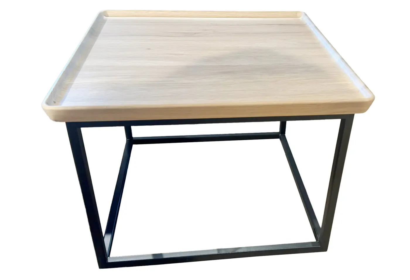 Couchtisch 934 von Rolf Benz Tischplatte Massivholz farblos lackiert Eiche ca. 45x34x45cm