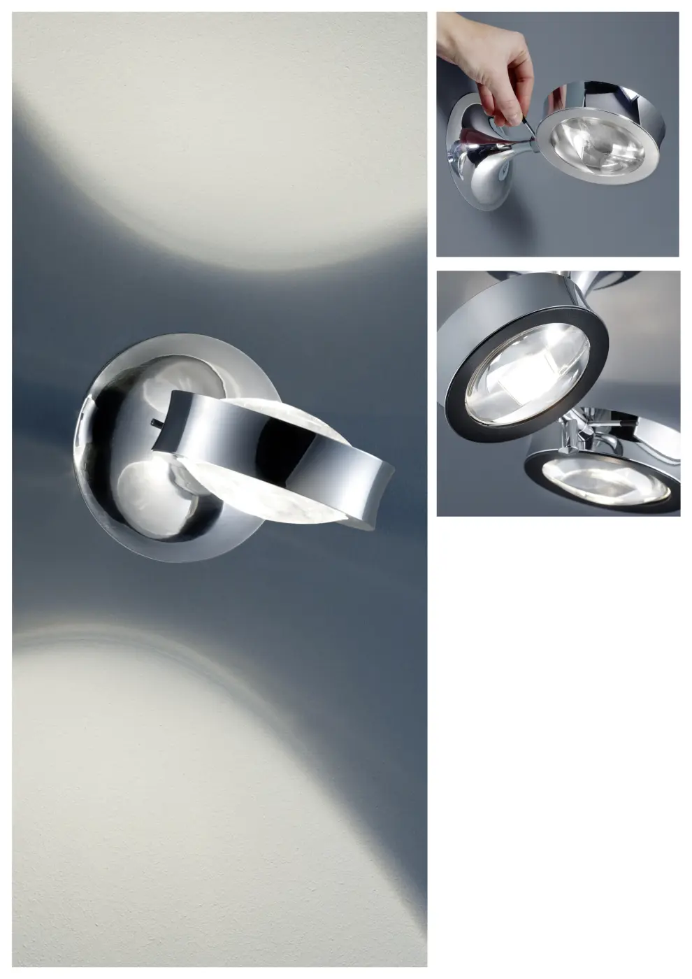 Wandleuchte 17450135 Chrom