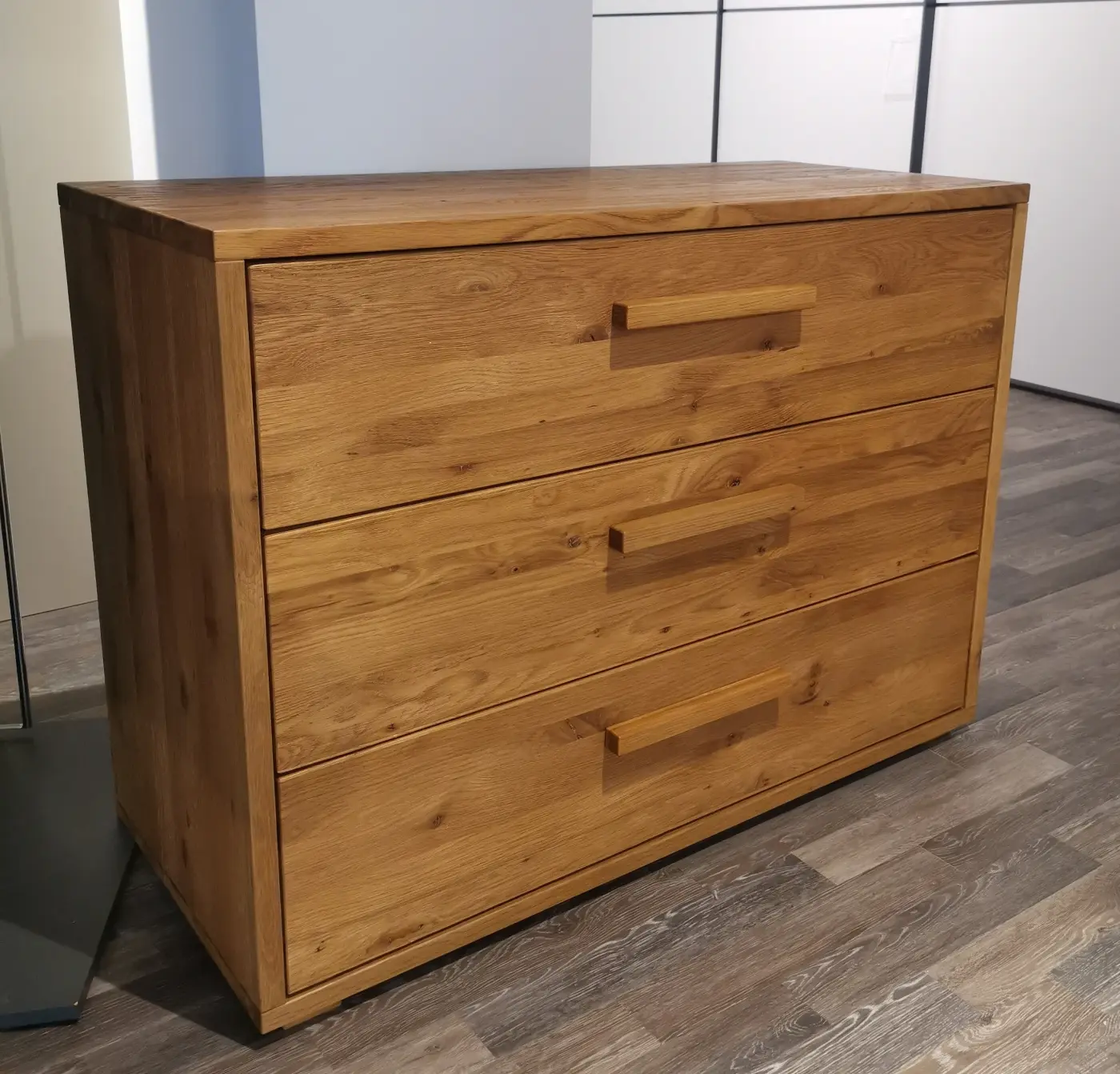 Kommode 21676 Wildeiche natur, gebürstet, geölt ca. 105x77x46cm