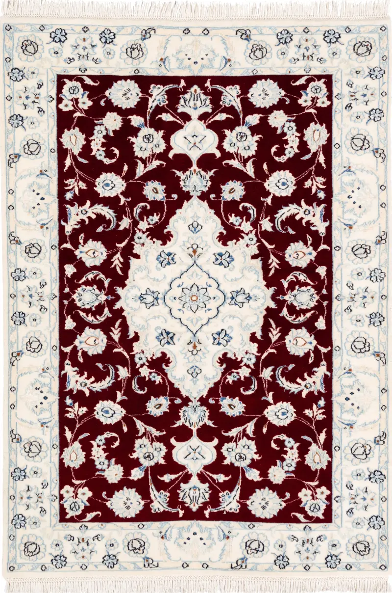 Teppich Nain 168652 von Negra Wolle mit Seide ca. 156x98cm