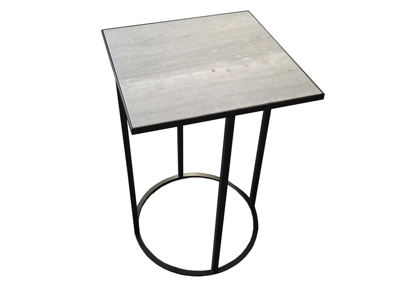 Beistelltisch Prismo von Leolux Ceramic Strata Argentum ca. 40x60x40cm