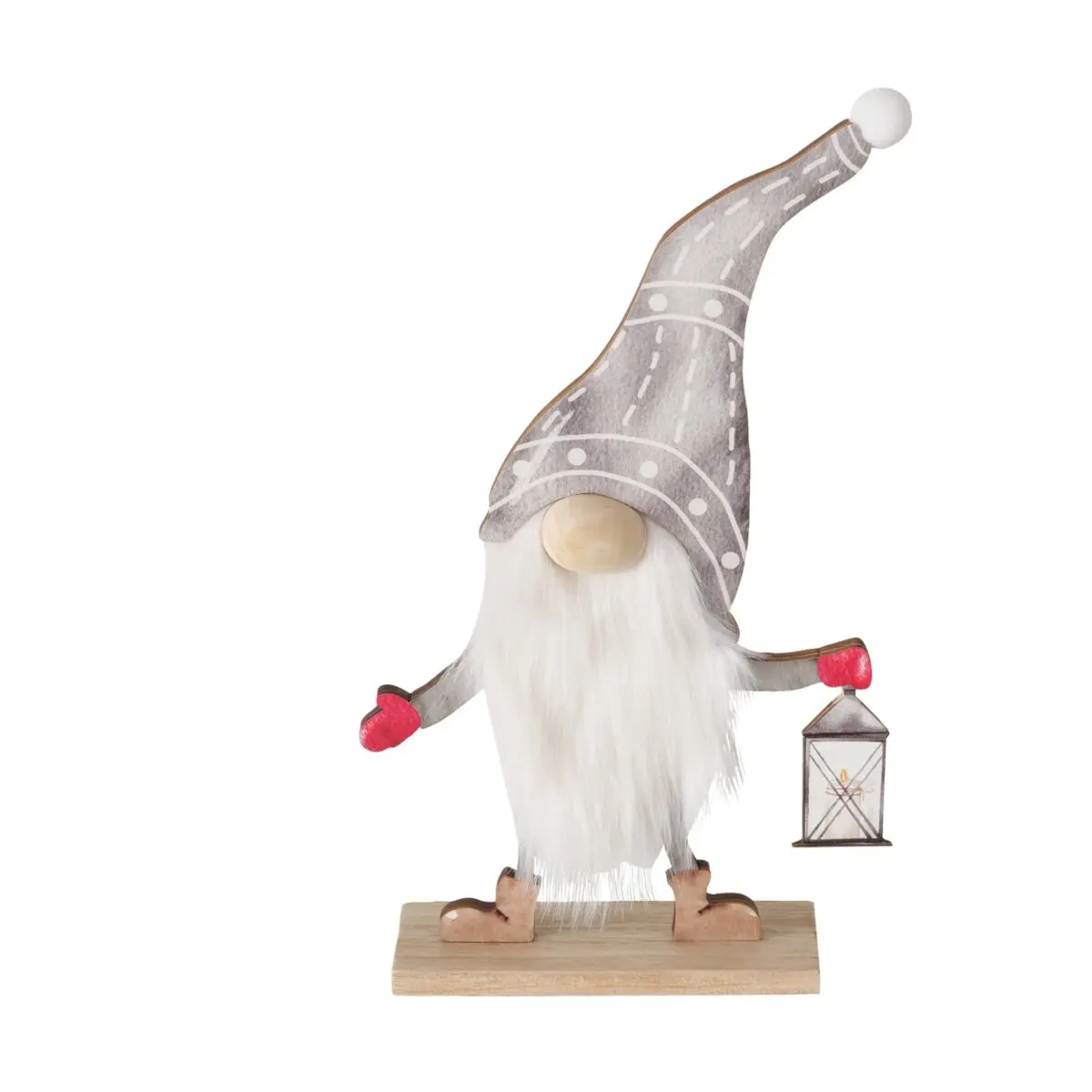 Wichtel 32cm Snorre, rot/weiss, sort. Rot, weiss ca. 32cm