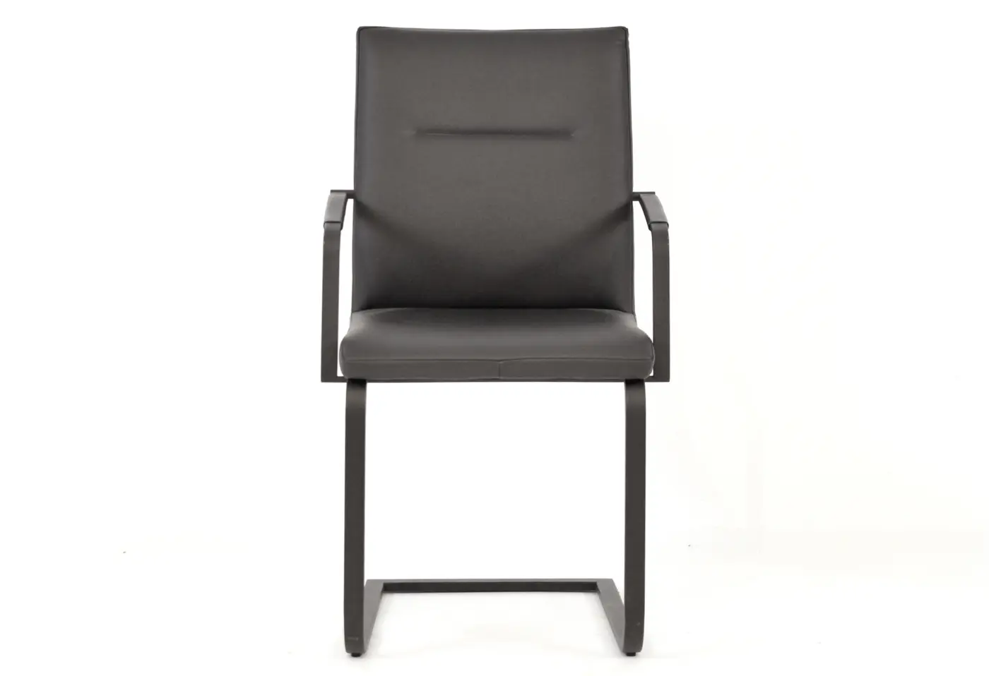 Freischwinger Mona von Seetal Leder Schwarz ca. 52x91x54cm