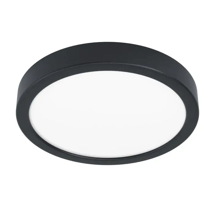 LED Deckenleuchte 19554.. Schwarz Stahl, Kunststoff ca. 21cm 