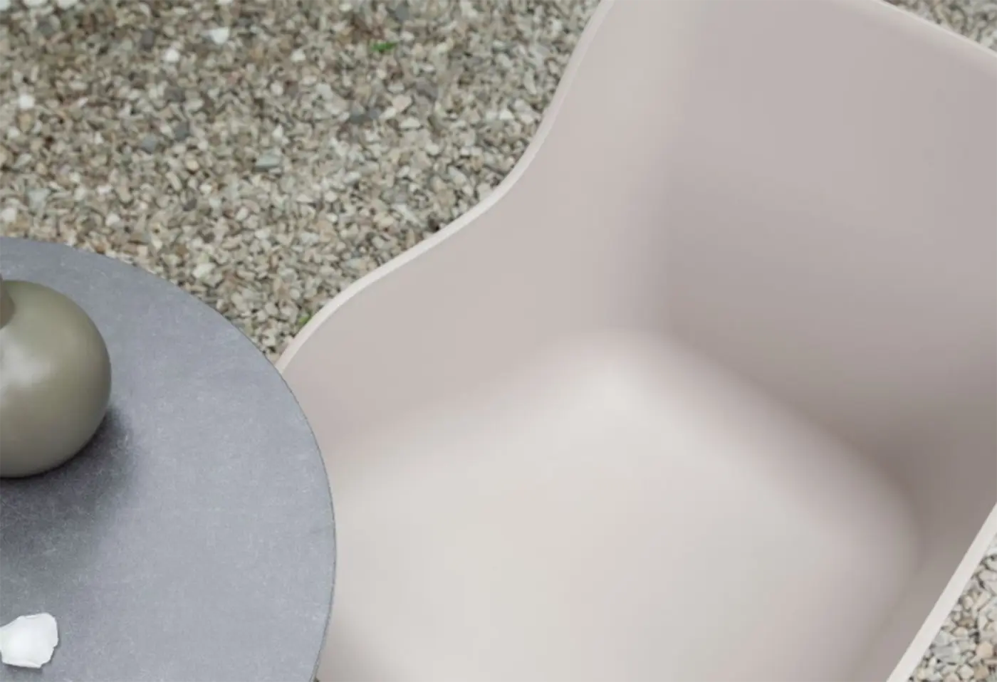 Stuhl Lieke Taupe von Schöner Wohnen Kunststoff